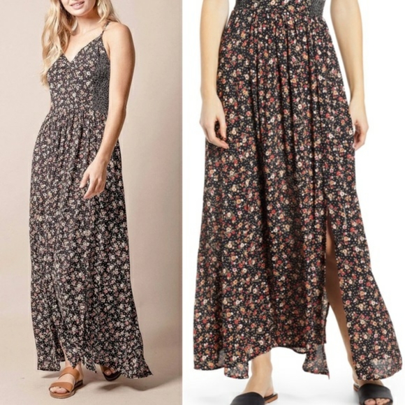 New Angie Nordstrom Maxi Floral Dress 